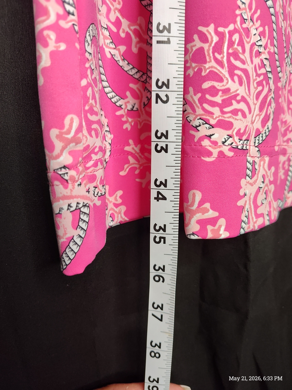 Anthony's Resort Wear Mini Dress Feminine Pink Coral Beach Travel Lightweight - Picture 5 of 6